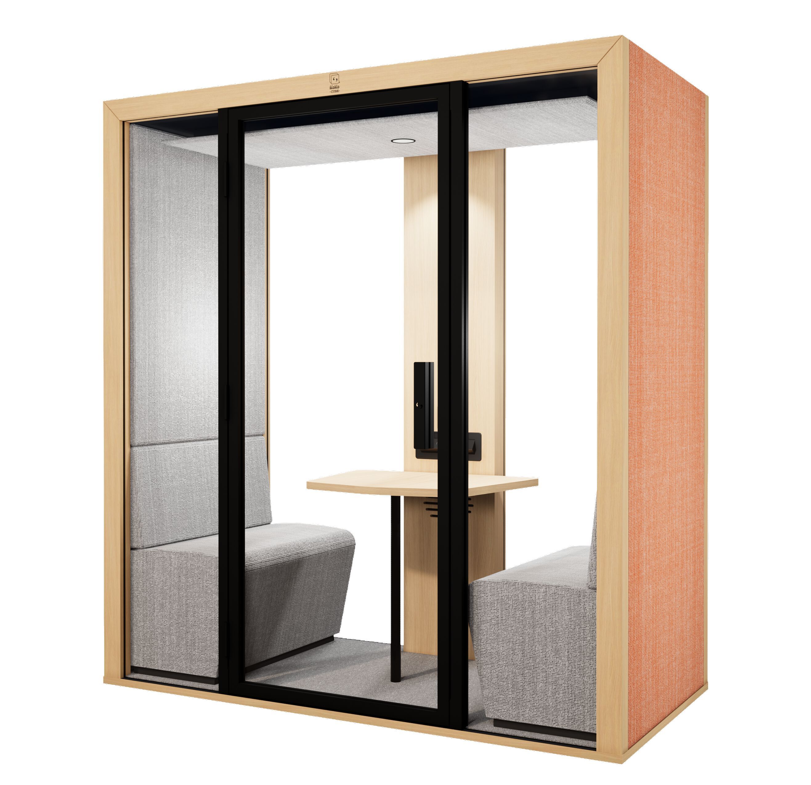 Акустическая офисная кабина со встроенным освещением Blabla-Cube бюро ARCH-00024300 - Вид №3