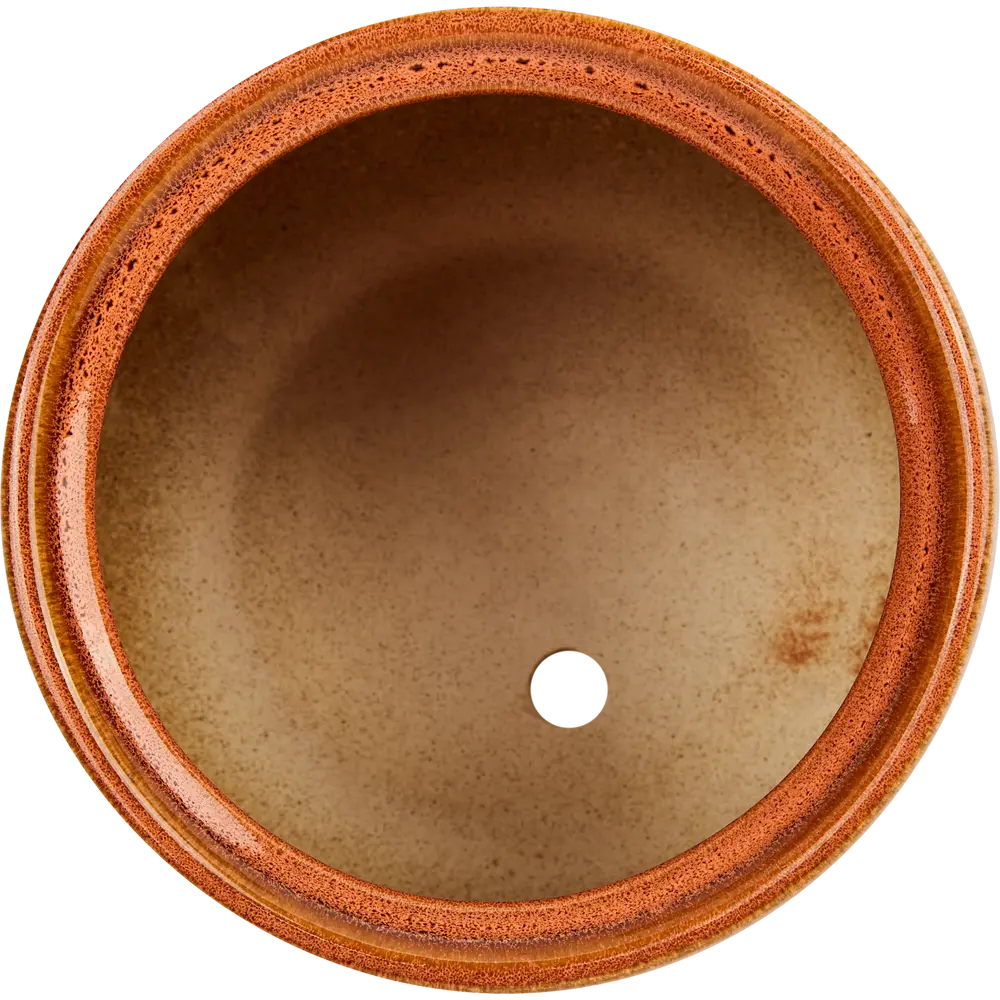 Горшок цветочный Gonchar Скарлет №3 Люкс ø12 h13 v1.2 л керамика рыжий Товар без серии STLM-2127593 - Вид №1