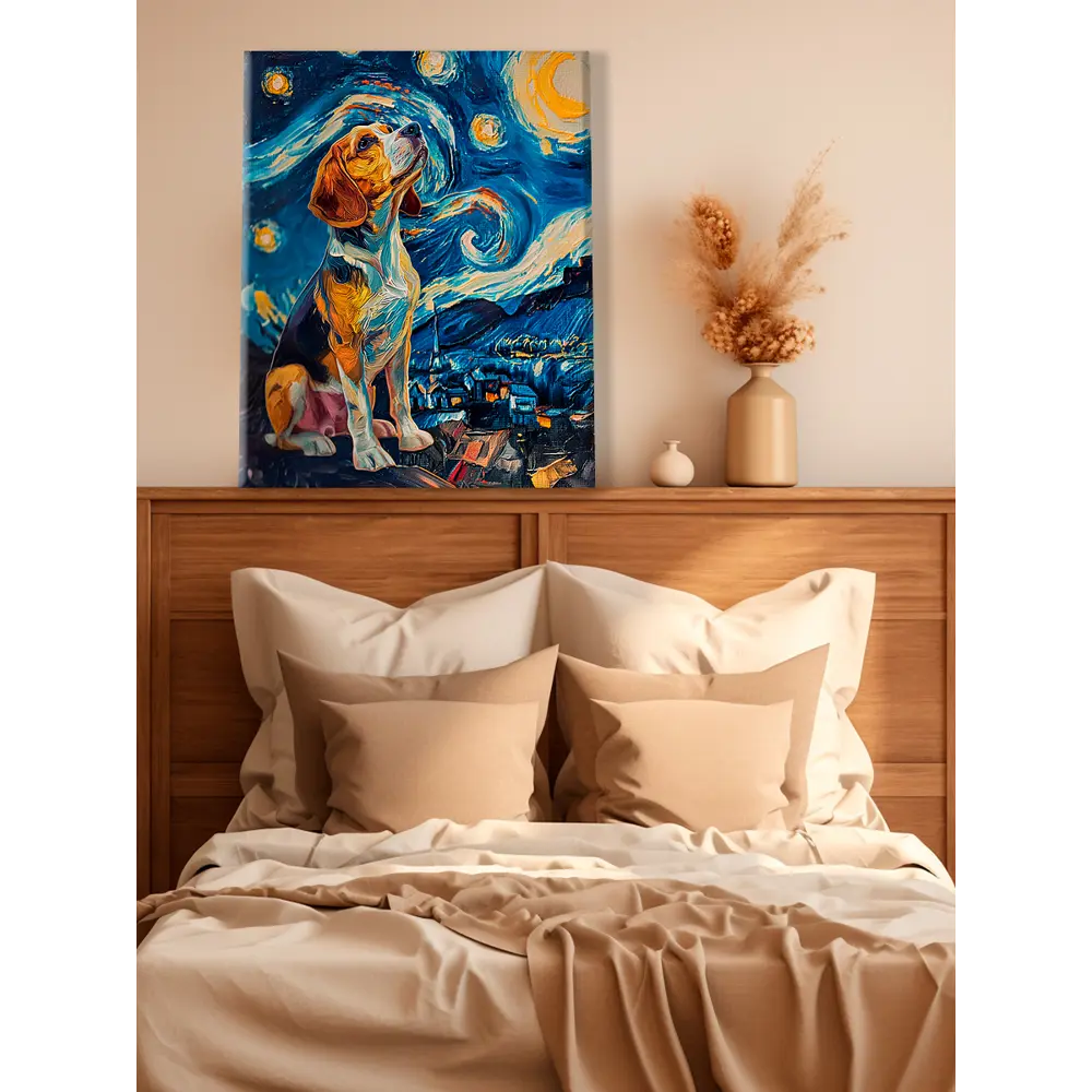 Картина на холсте Ночь бигля 40x50 см 89425248 STLM-2098166 Santreyd  - Вид №2