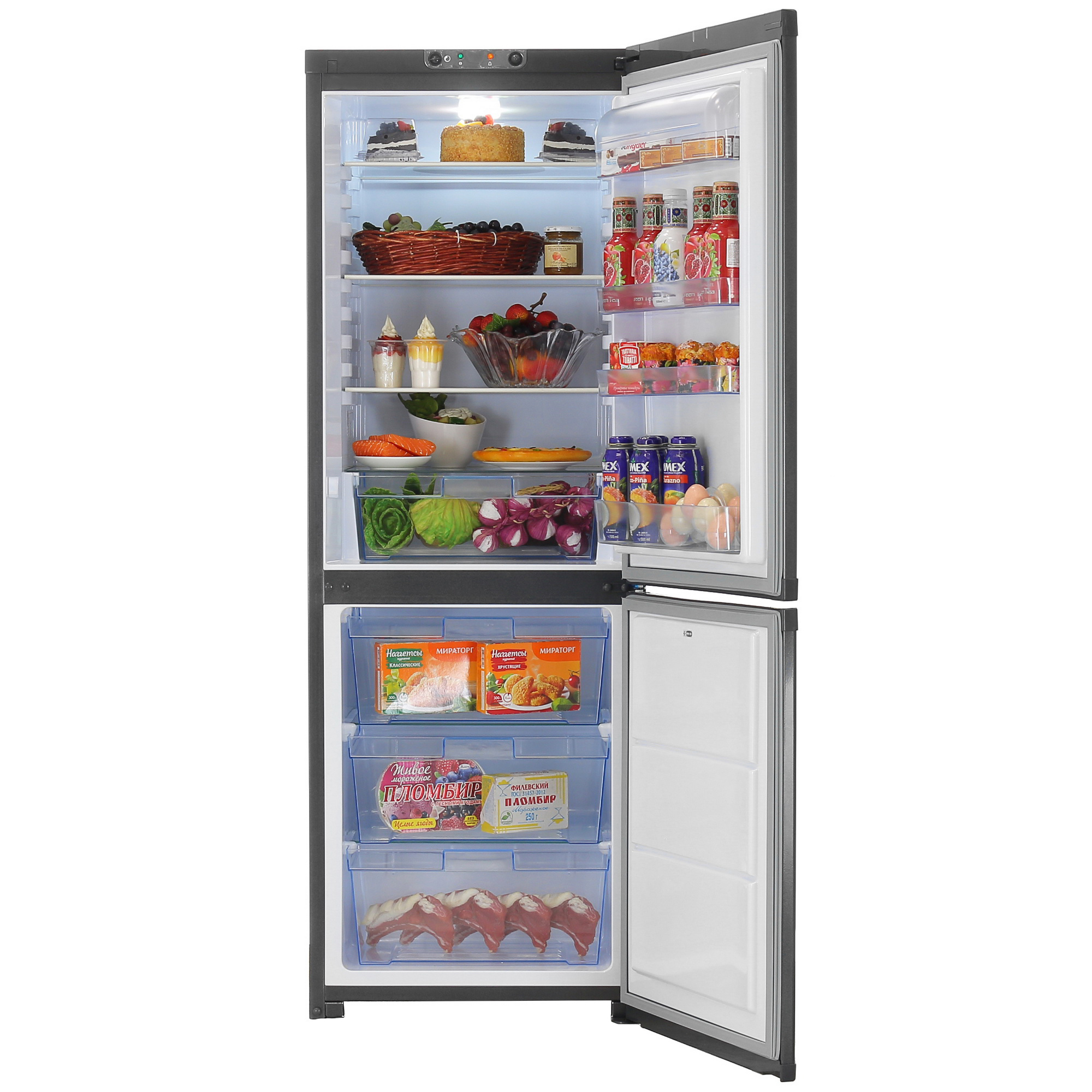 9112017 Холодильник с морозильником   ОРСК 173 G серый STDN-0100067 - Вид №5