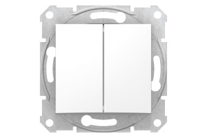 15170417 Механизм переключателя 2-кл. белый SchE SDN0600121 Schneider Electric Sedna