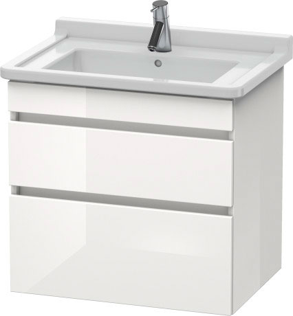 DS648700707 DuraStyle Тумбочка подвесная Бетонно-серый матовый декор Duravit - Вид №2