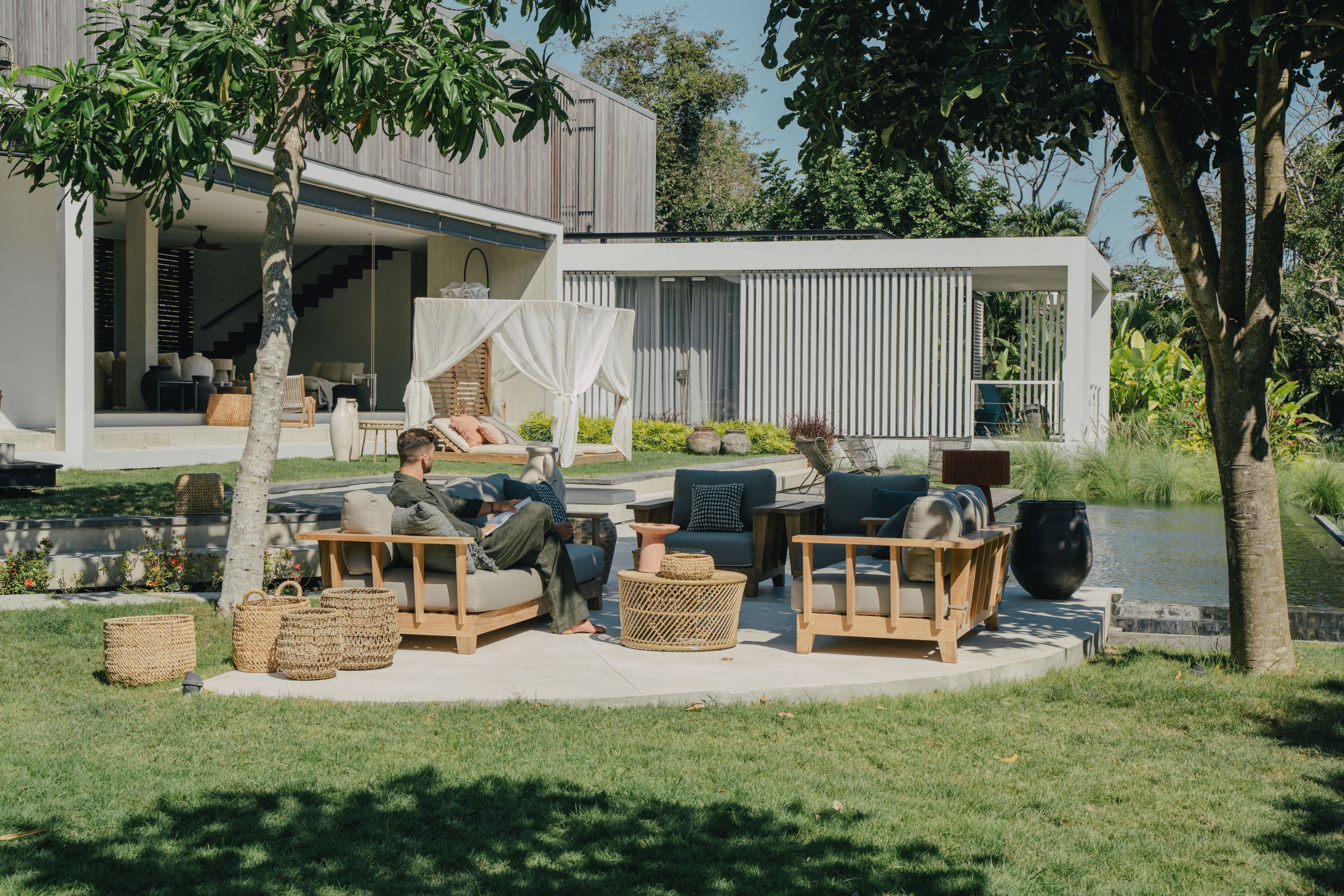 3-местный ТИК садовый диван cbdesign Meet You ARCH-00032829 - Вид №1