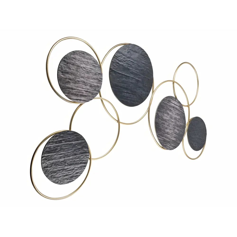 Панно 95.3 см металл цвет черно-золотой Santreyd STLM-2010792 - Вид №2