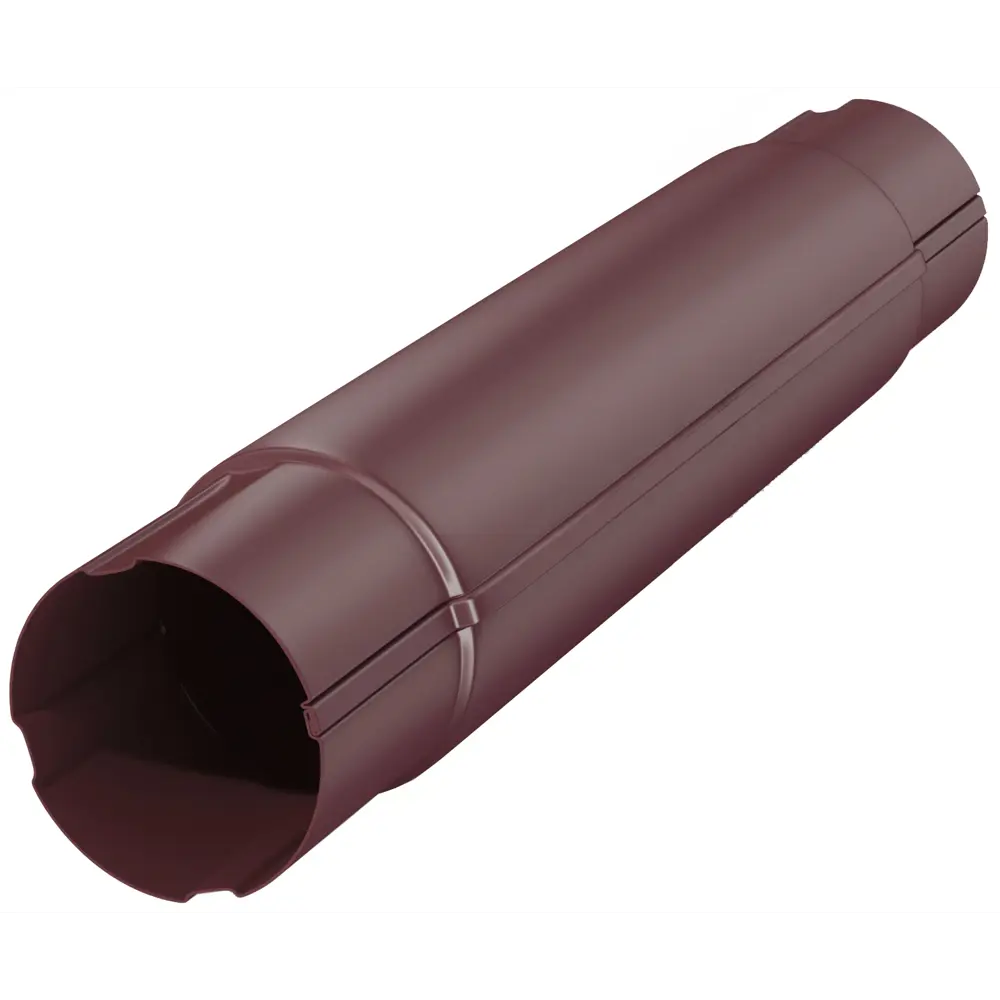 Труба соединительная D90 1000 мм цвет вишня ВЕГА STLM-2120001