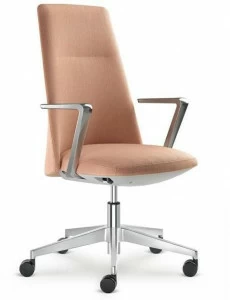 LD Seating Офисный стул из ткани с 5 спицами и подлокотниками Melody design