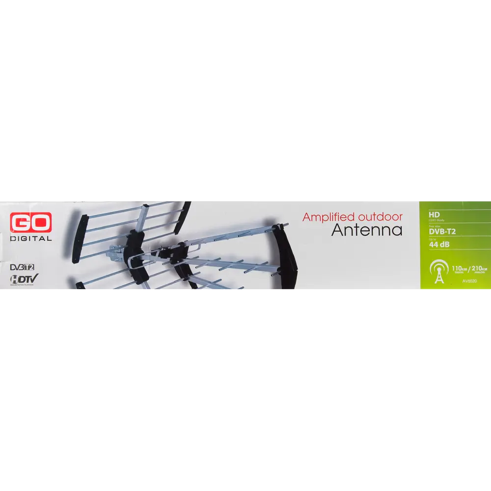 Антенна телевизионная наружная AV 6520 с усилителем GODIGITAL STLM-2020791 - Вид №7