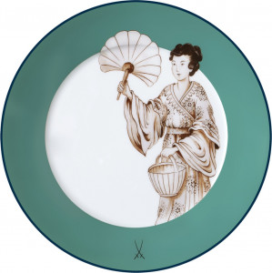 10645738 Meissen Тарелка закусочная Meissen "Коллаж.Благородный Китай" 22см Фарфор, Керамика