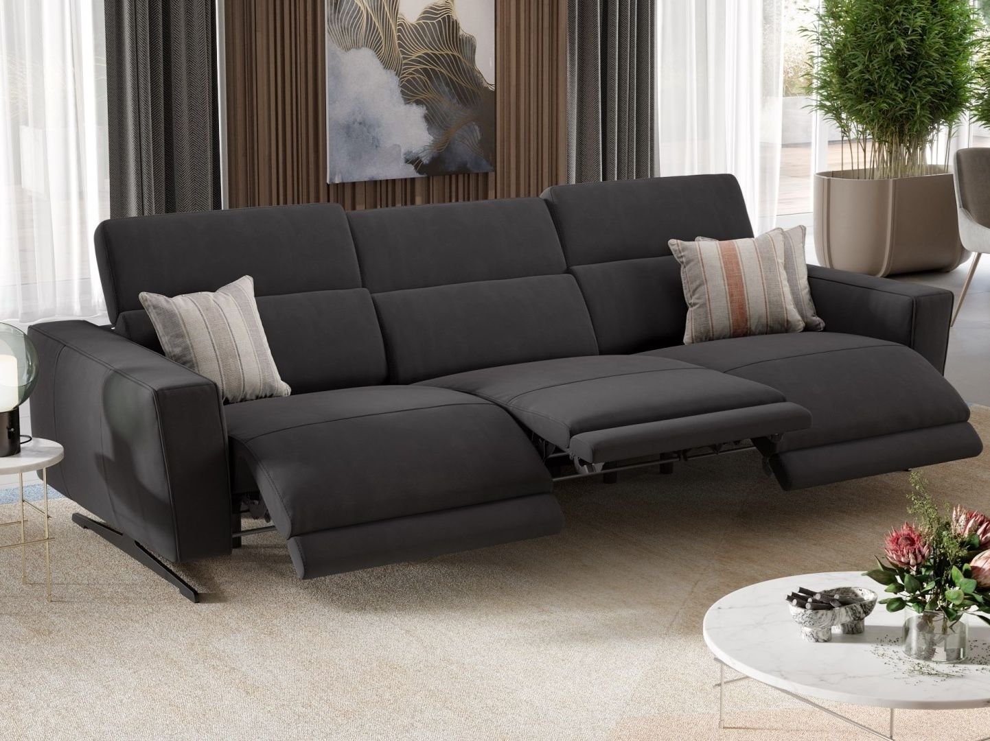 3-местный тканевый диван Sofanella ALESSO XXL ARCH-00048691