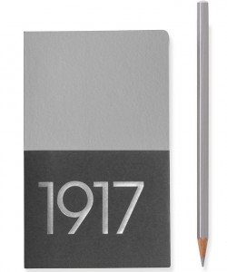 525823 Блокнот "Jottbook" Pocket, 30 листов, в линейку, серебристый Leuchtturm 1917