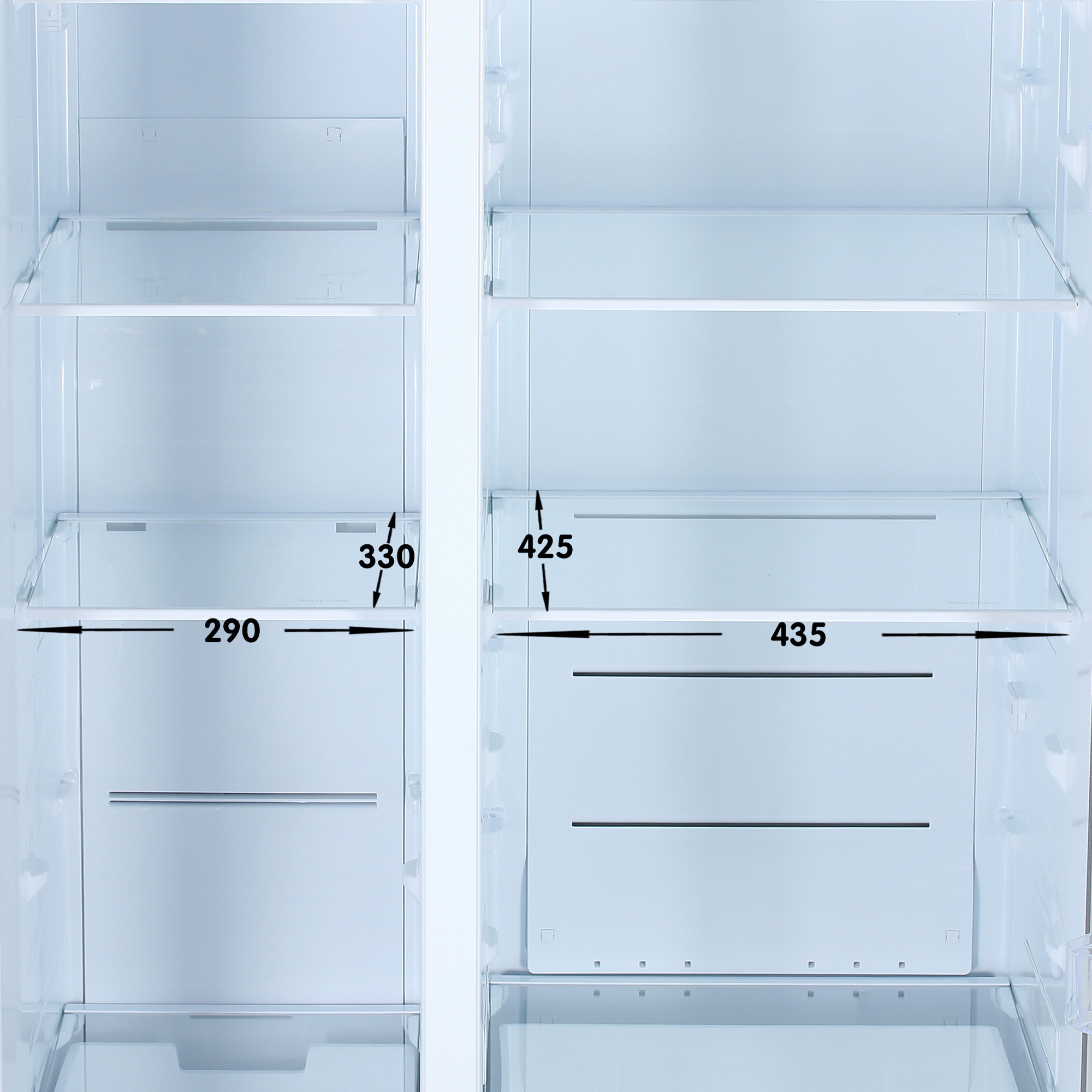 5423348 Холодильник Side by Side   Hotpoint HFTS 640 X серый STDN-0111251 - Вид №8