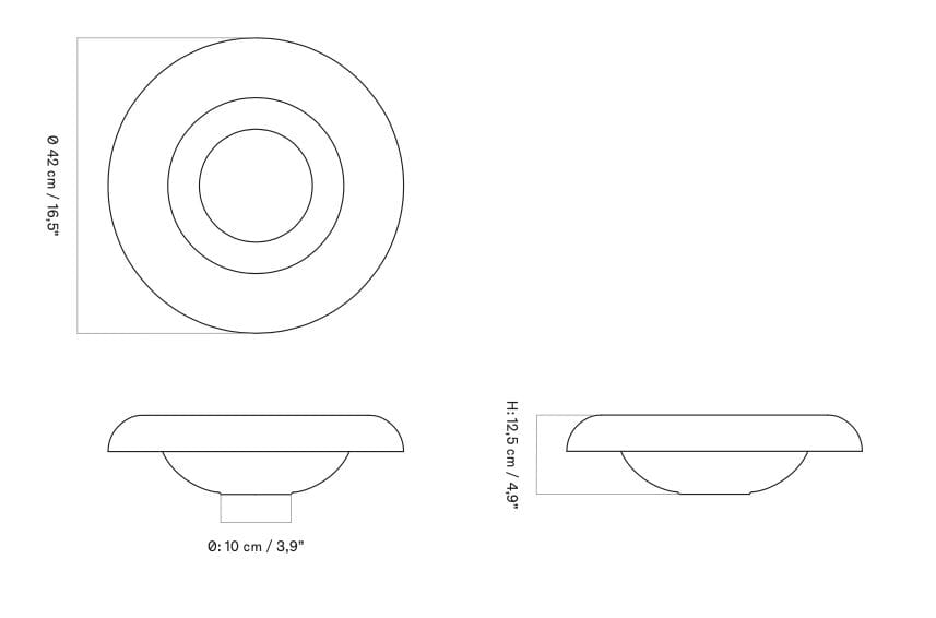 Чаша из бука Audo Copenhagen ROND ARCH-00009763 - Вид №9