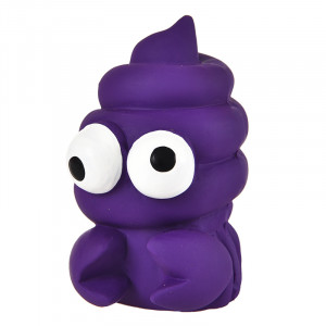 ПР0050060 Игрушка для собак Рак отшельник с пищалкой 10см латекс фиолетовый Foxie