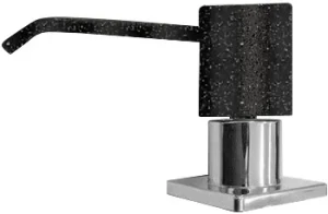 Дозатор 004 "Квадрат" черный