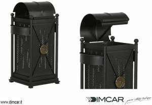 DIMCAR Урна для мусора с пепельницей Elite 200-bis