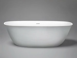 Blu Bathworks® Отдельностоящая овальная ванна цвета blue ∙ stone ™ Luna Bt0402n16