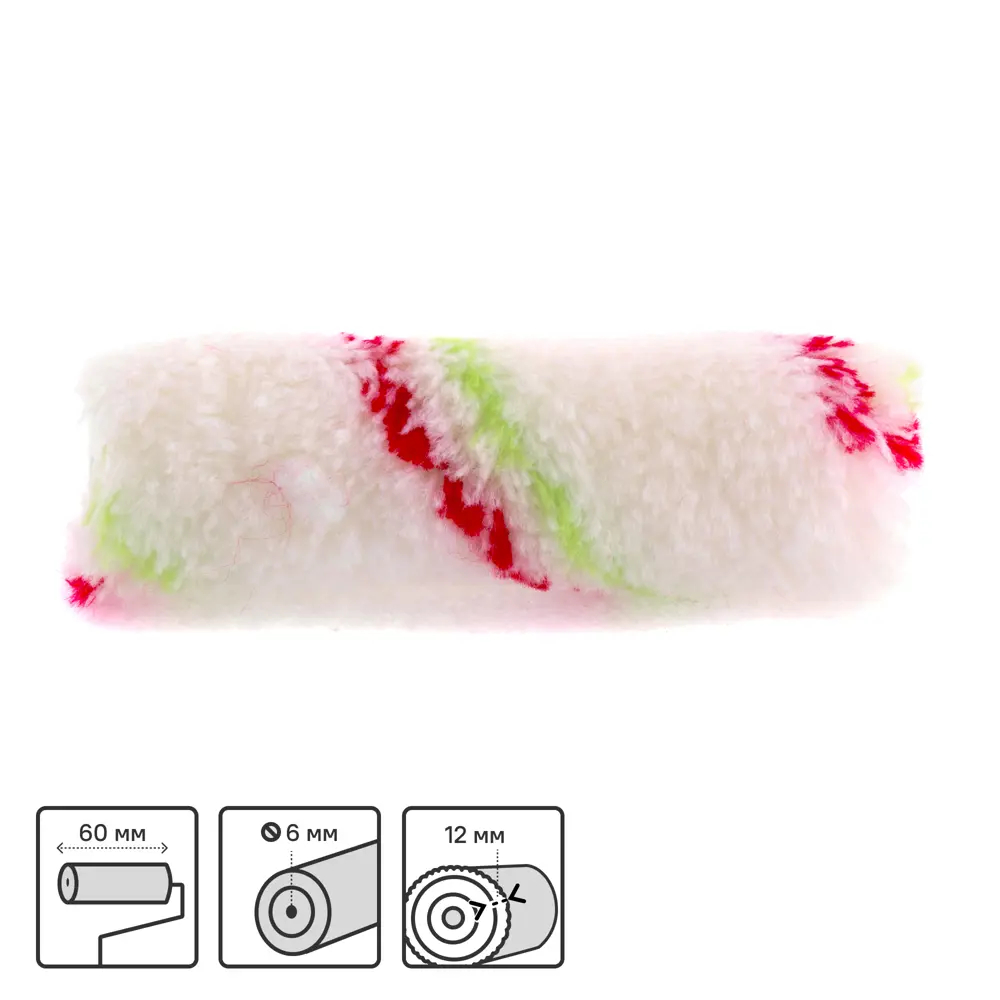 Мини-валик для эмалей 60 мм Сибртех STLM-2009634