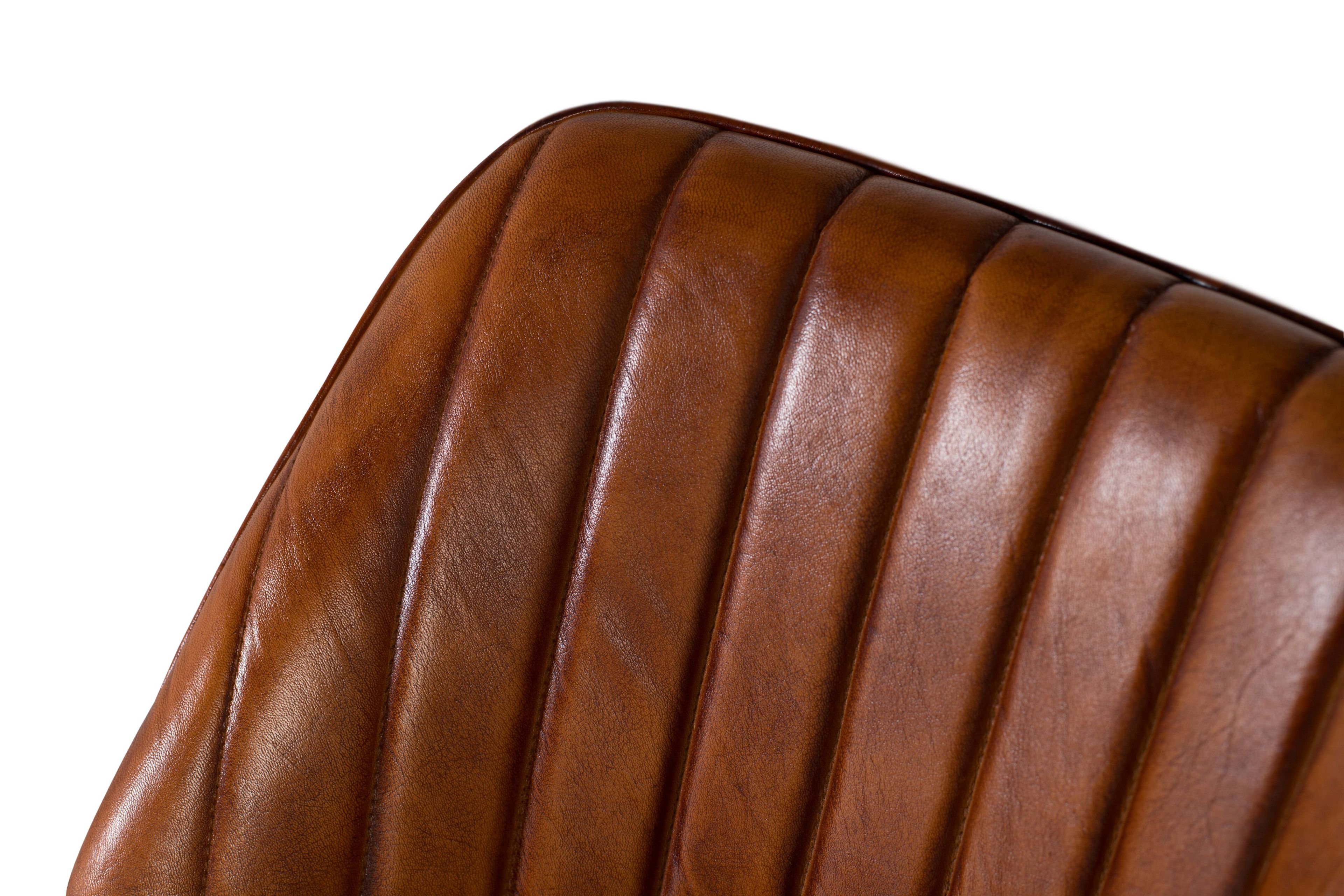 Кожаный мягкий стул Giner y Colomer 1757 ARCH-00077885 - Вид №3