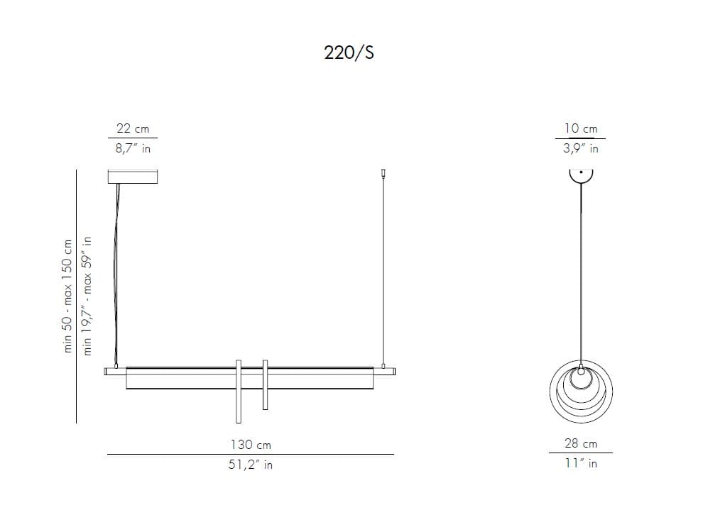 Стеклянный подвесной светильник Patrizia Volpato ORBITE ARCH-00141639 - Вид №24