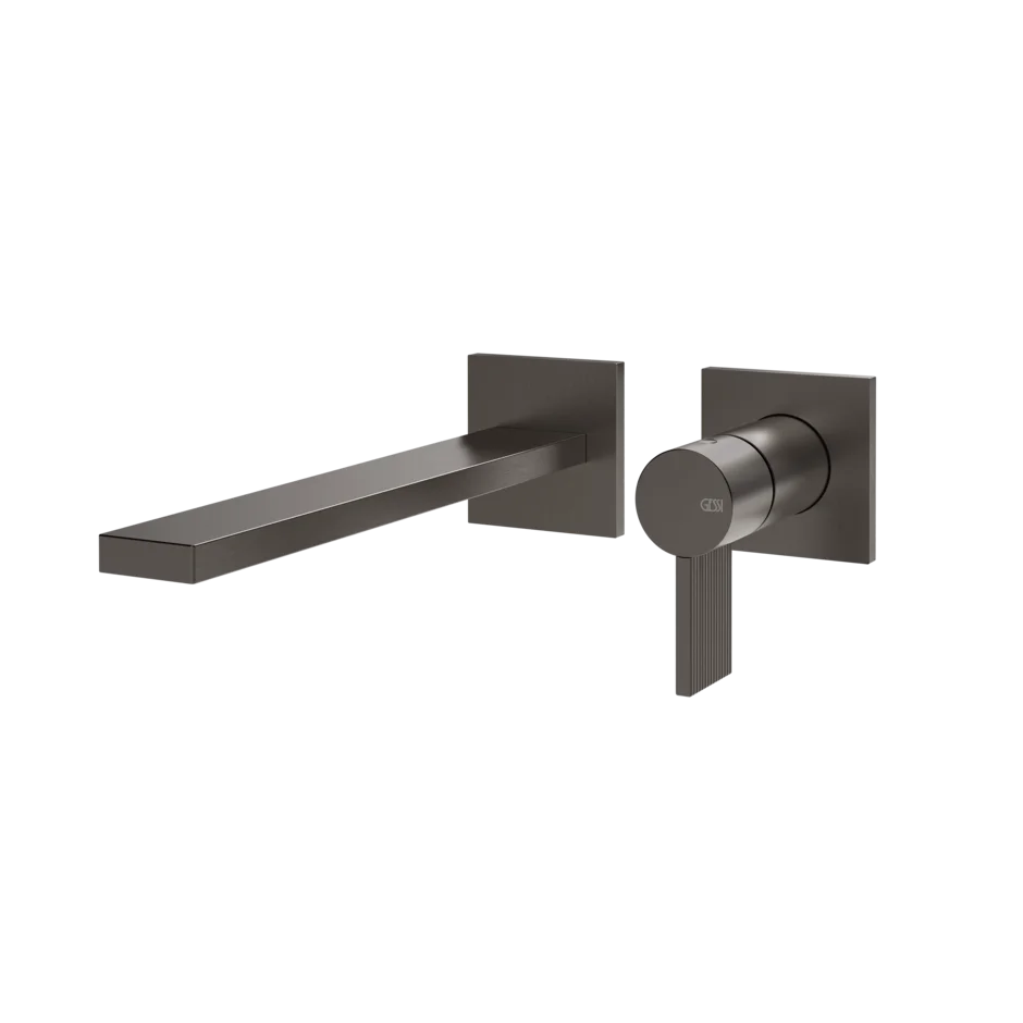 Смеситель для умывальника 73588 707 Gessi Inverso ЧЕРНЫЙ МЕТАЛЛ BR. PVD 73588707