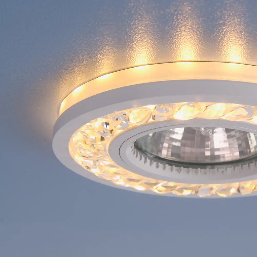 Спот точечный встраиваемый Elektrostandard 8355 MR16 с LED-подсветкой под отверстие 65 мм, 1 м², цвет прозрачный/белый 82013444 STLM-2085161  - Вид №4
