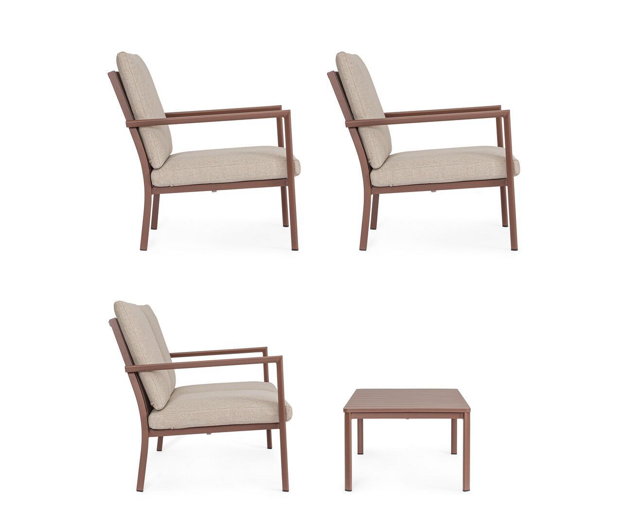 Гостиная алюминиевый сад набор BIZZOTTO Konnor ARCH-00083679 - Вид №2