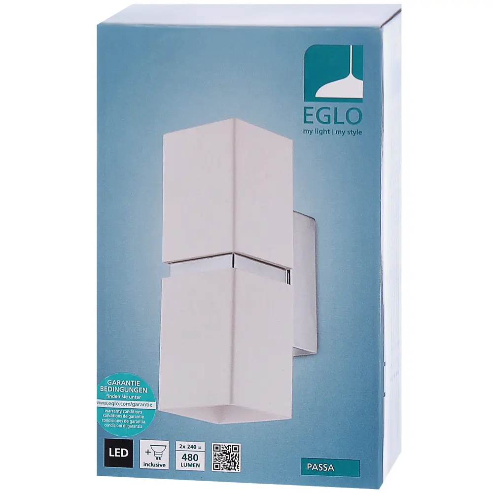 Бра Eglo «Passa» GU10 2х3.3 Вт, цвет белый STLM-2160806 - Вид №2