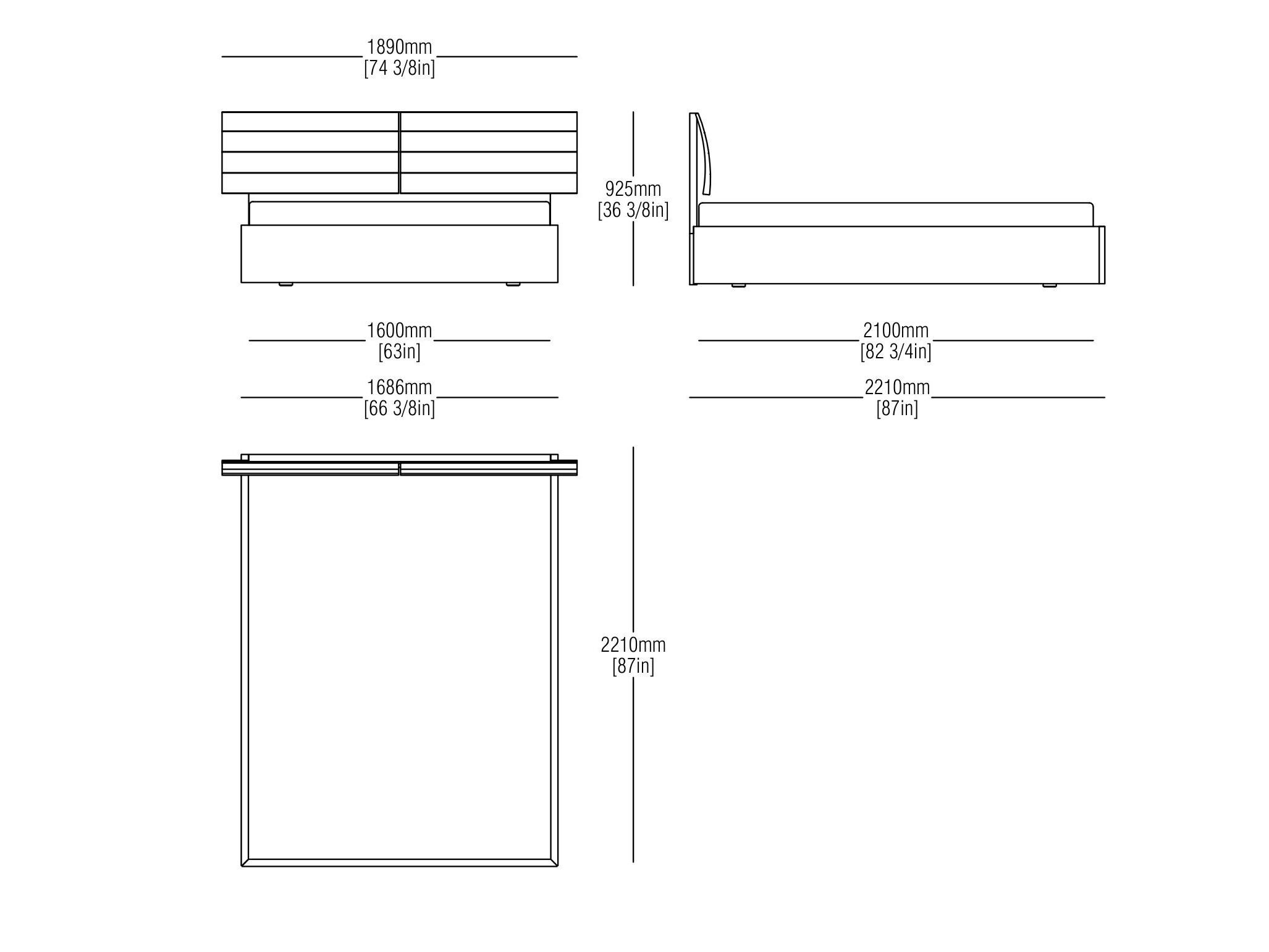Деревянная двуспальная кровать MisuraEmme GIORGIA ARCH-00092194 - Вид №8