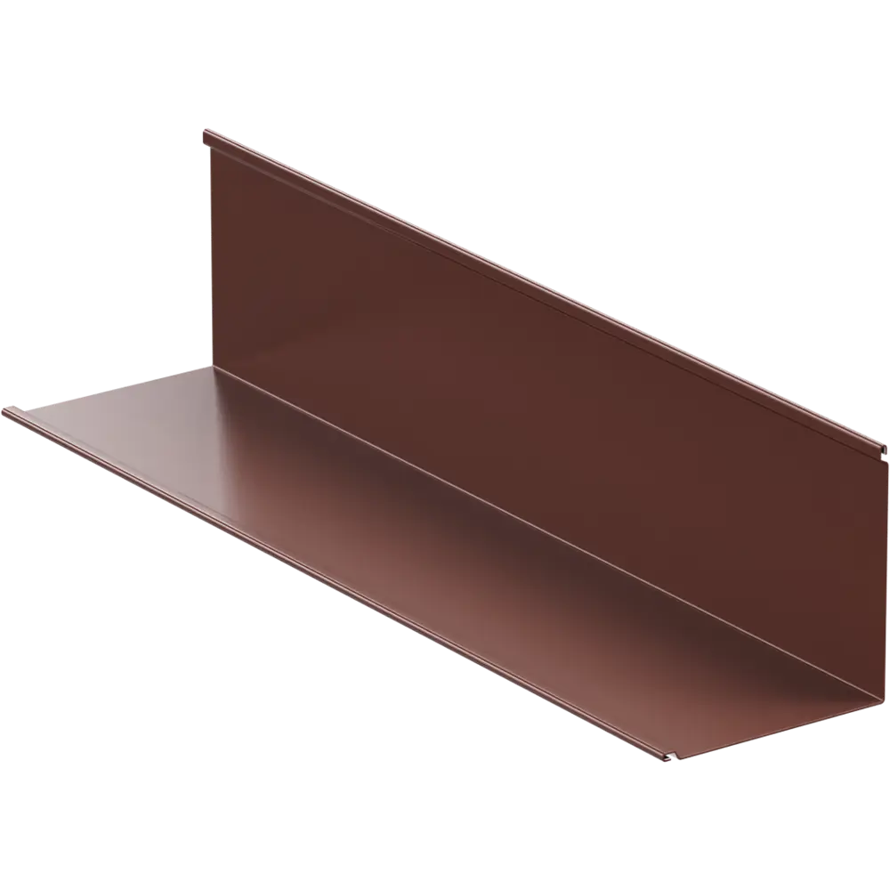 Планка угла внутреннего 115x115x2000 мм 0.4 мм RAL 8017 коричневый ВЕГА STLM-2045884