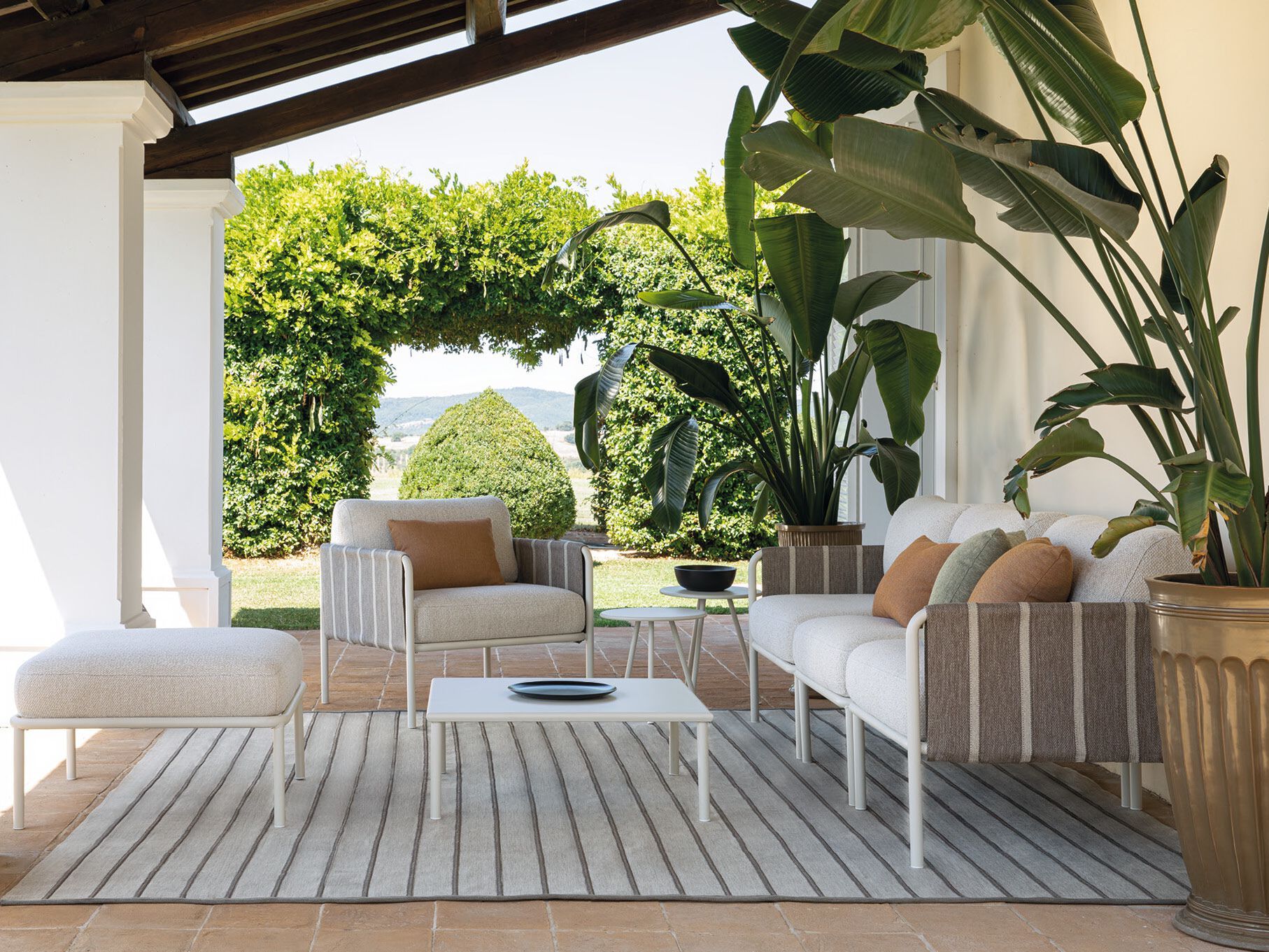 Ткань сад модульный диван одиночный модуль Vermobil Hamptons ARCH-00139392 - Вид №2