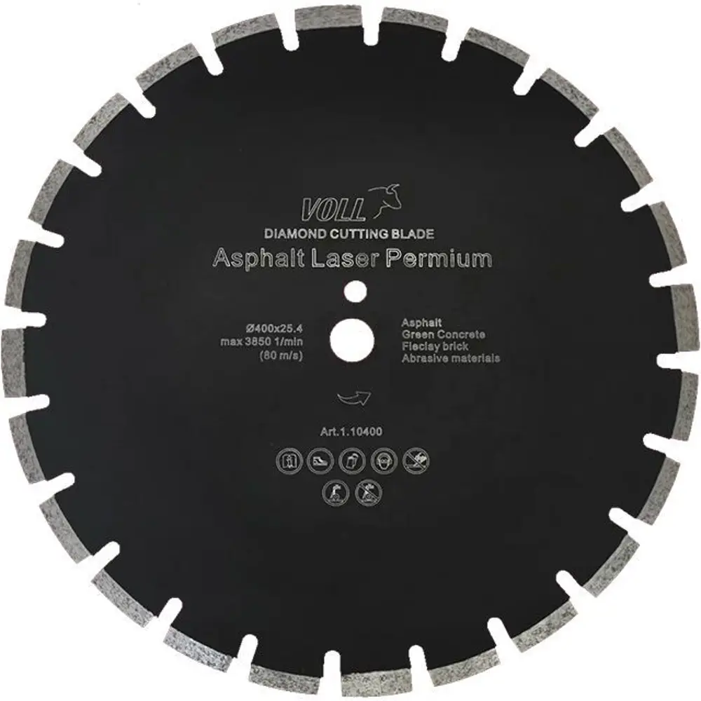 Диск алмазный по асфальту Voll Asphalt Laser сегментный 400X25.4x4 мм STLM-2125275