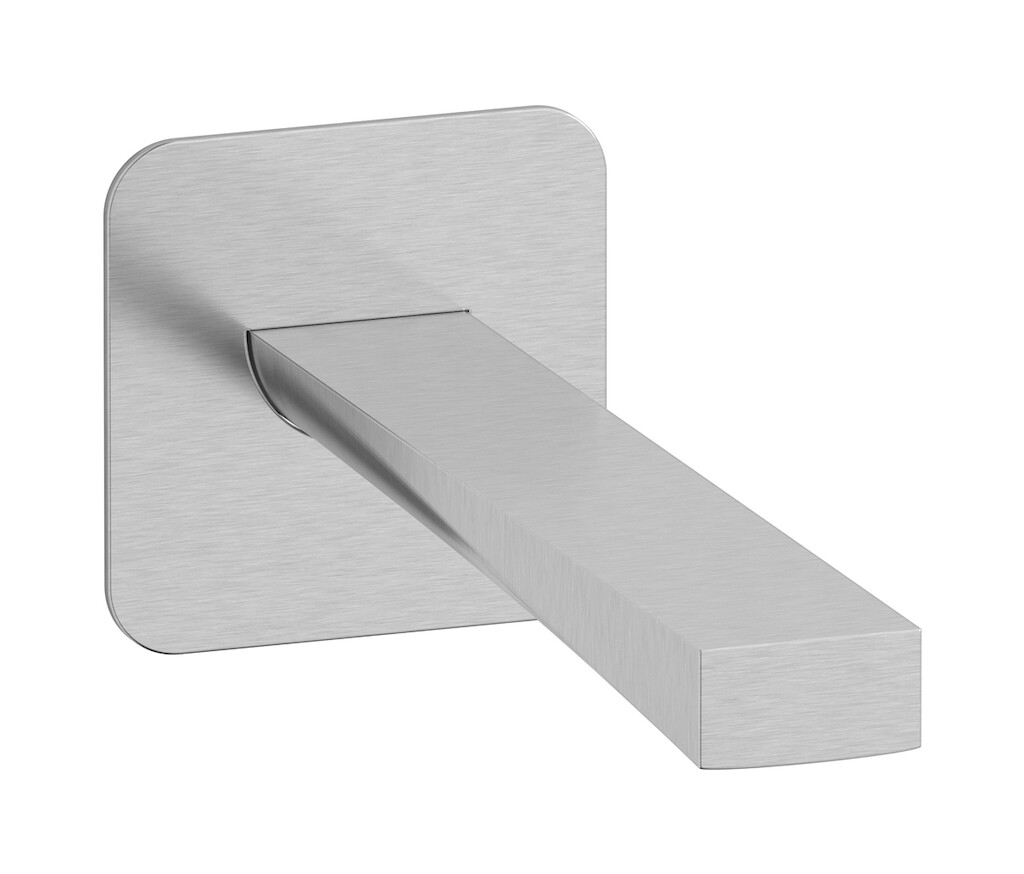 Настенный излив WE ARE IB wn706cc Brushed Nickel Wave