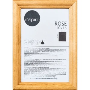 89320718 Рамка Inspire Rose 10x15 см дерево цвет светлый бук STLM-1452607