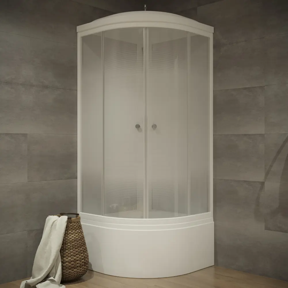 Душевая кабина Triton Лайт Б глубокий поддон 90x90 см STLM-2078396 - Вид №3