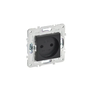 91788694 Розетка встраиваемая Iek Skandy SK-R10-10-K02 цвет черный STLM-1360603
