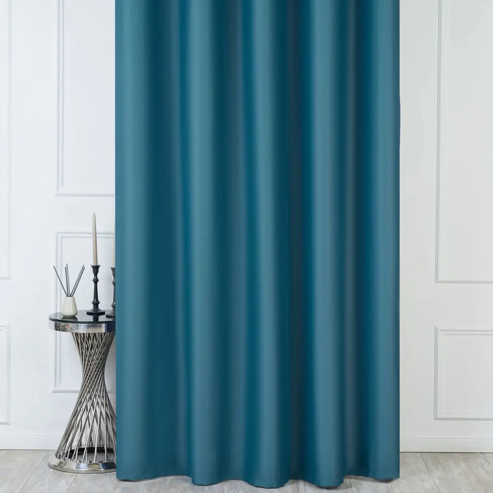 Комплект штор на ленте Кларис 140x280 см цвет синий 89355468 STLM-2088141 SANPA HOME 