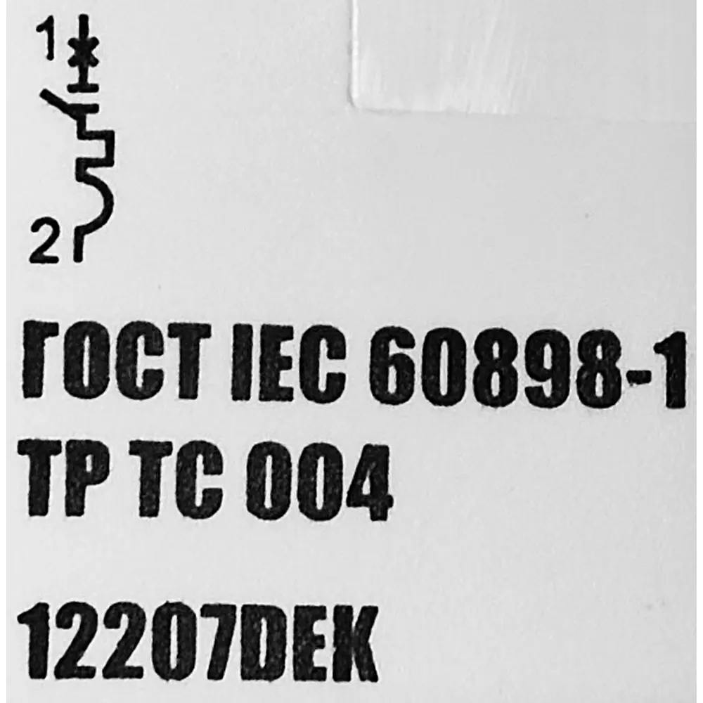 Автоматический выключатель DEKraft ВА-103 для защиты электросети 88460945 STLM-1334010 - Вид №4