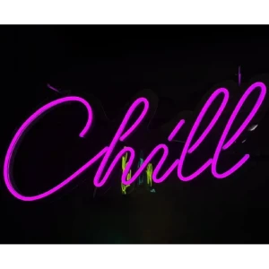 91120919 Ночник Pjneon PJ0002 Chill розовый свет цвет прозрачный STLM-0492536