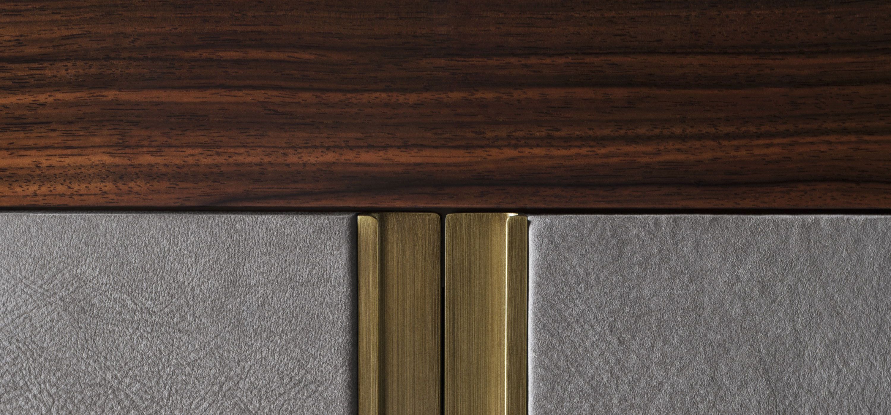 Деревянный сервант с кожаной обивкой OAK Metronome ARCH-00142312 - Вид №8