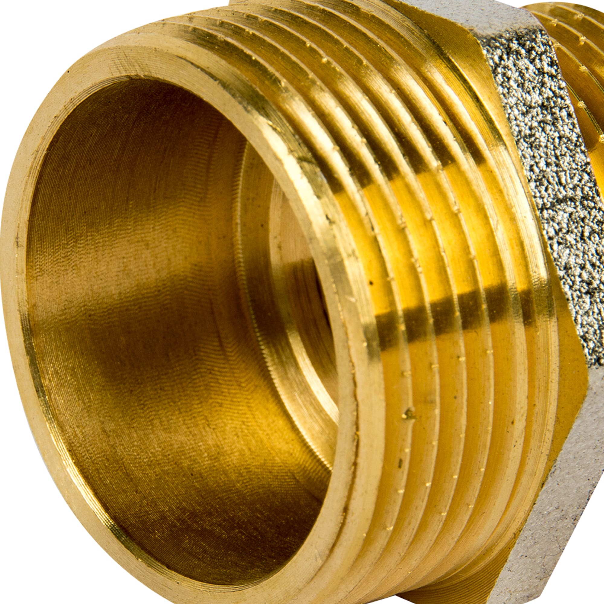 81962416 Ниппель 1 1/4х1 никелерованная латунь Santreyd  - Вид №2