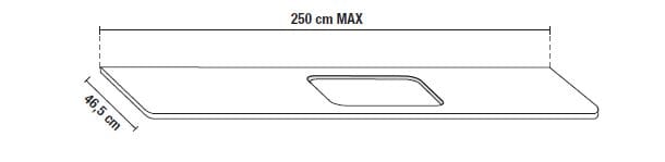 Подвесной умывальник HPL с зеркалом Mobilcrab Infinity Round ARCH-00009068 - Вид №3