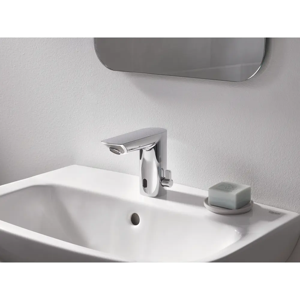 Смеситель для раковины Grohe Bau Cosmopolitan E 36451000 сенсорный цвет хром STLM-2058949 - Вид №9