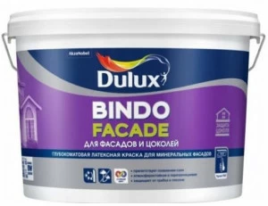 Краска Dulux Bindo Facade / Дулюкс Биндо Фасад для фасада и цоколя 10л