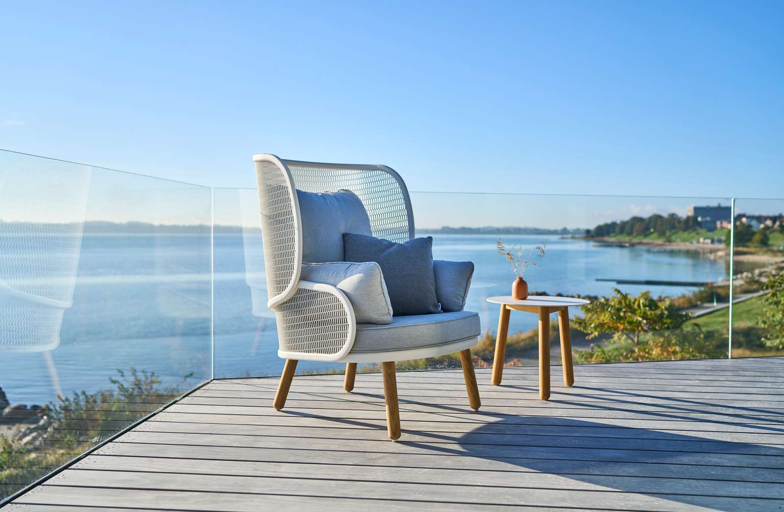 Алюминиевый круглый садовый столик Mindo Mindo 118 ARCH-00054508 - Вид №1