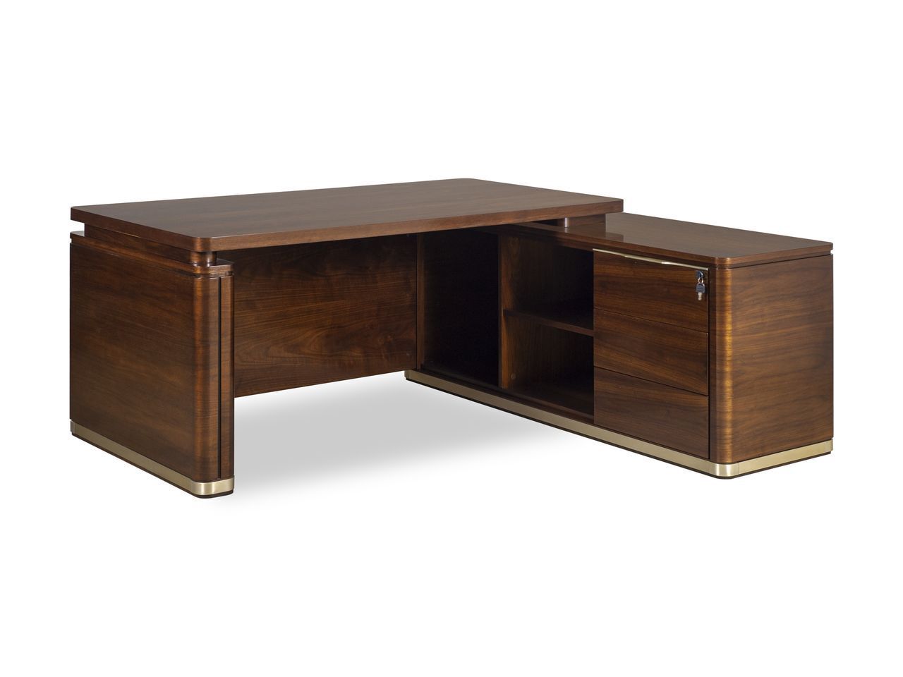 Деревянный направленный угловой стол с системой люверсов Hurtado Evolution ARCH-00055628