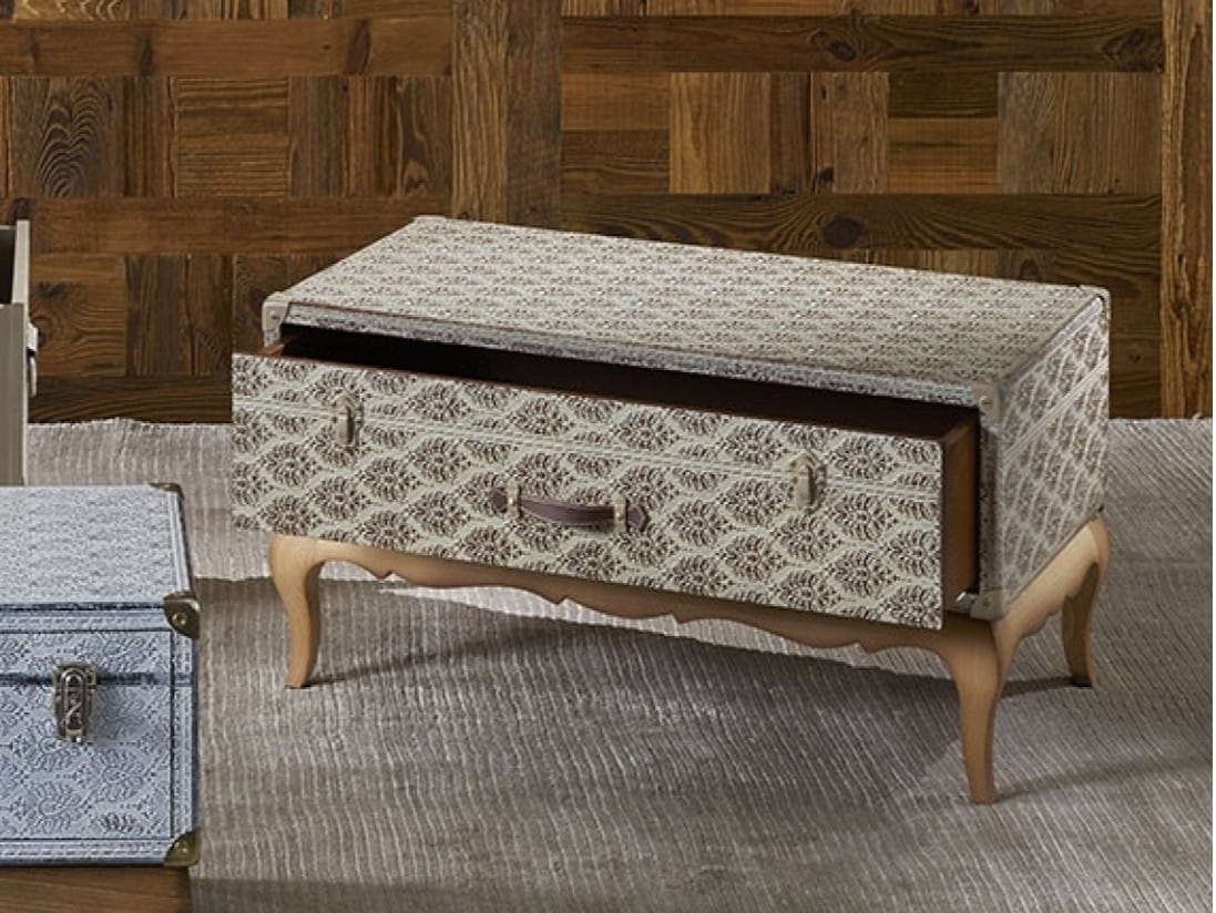 Прямоугольный деревянный журнальный столик для гостиной с отсеком для хранения Arvestyle OTTAVIO ARCH-00073611