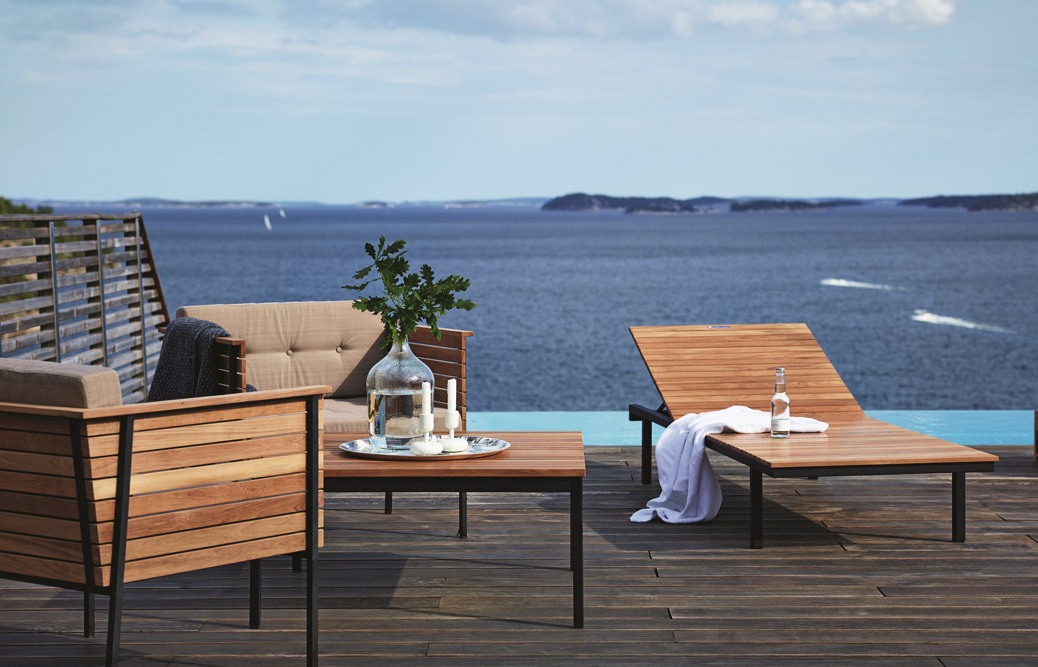 Садовое кресло из тикового дерева Skargaarden Häringe ARCH-00144543 - Вид №7