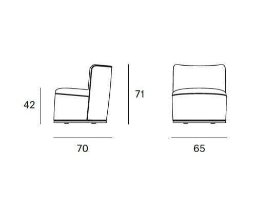 Тканевое кресло Blasco&Vila Mant ARCH-00132977 - Вид №9