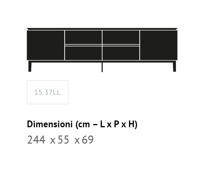 Деревянный шкаф с распашными дверями Bontempi Casa COSMOPOLITAN ARCH-00087380 - Вид №22