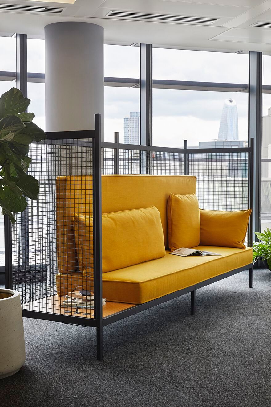 Двусторонний линейный диван с высокой спинкой Established&Sons сетка ARCH-00031066 - Вид №4